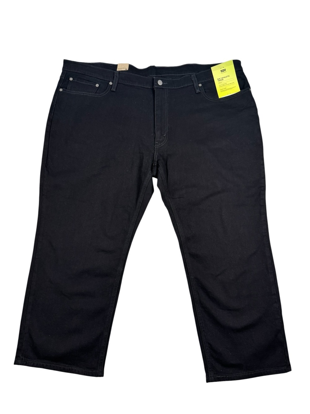 Levis Flex 541 Athletic Taper Jeans Mens Size 48 X 30 Black Denim Inseam 25.5”